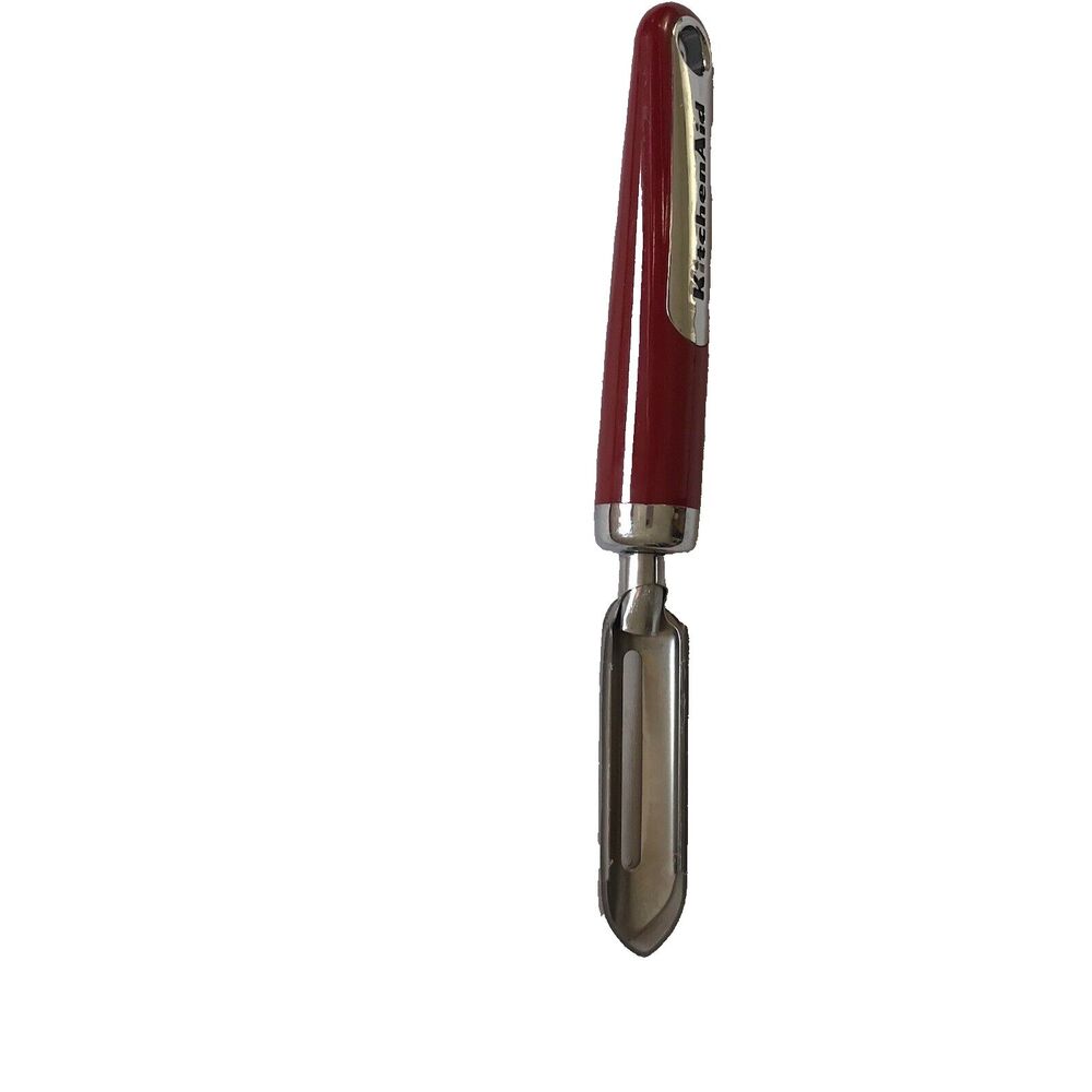KitchenAid Peeler Potato Vegetable Red Stainless Steel w/ Cover Kitchen Utensil